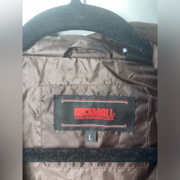 Rock and Roll Cowboy mens puffer hooded vest - Picture 8 of 10